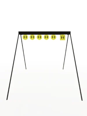 Resetli Çelik Hedef, Hardox 500 çelik yapısı ile açık arazi atışları için dayanıklı ve güvenilir bir çözümdür. Eğitim ve yarışma kullanımına uygundur.